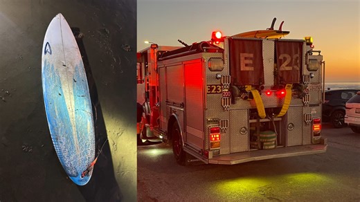 Lost surfboard sparks rescue operation at Ocean Beach in San Francisco
