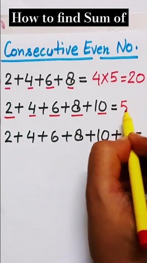 #easy way to find sum of consecutive even number...
