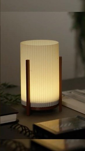 DIY Cozy Pillar Desk Lamp #3dprinting #diy #howto #electronics