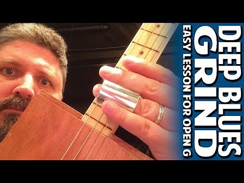 Deep Blues Grind - An Easy Cigar Box Guitar Lesson