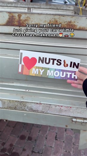 I slapped this magnetic sticker on the car of the guy who stole my girlfriend.😏 😂😂😂#funnybumperstickers #carstickers #tiktokshopholidayhaul#memetok#fyp