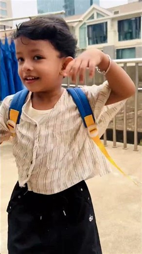 School started in Spring 🌸 #china #chinaschool #happy #cutebaby