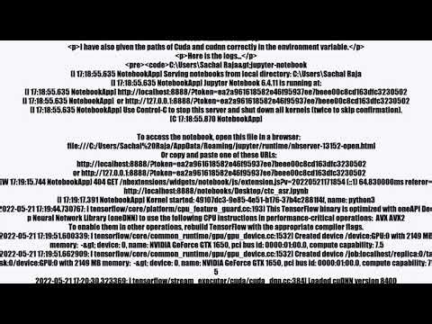 Jupyter Notebook kernel keep crashing(Could not load library cudnn_cnn_infer64_8.dll. Error code 193