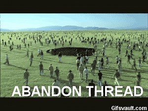 People jumping into a huge hole on Make a GIF