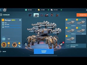 Ravager Weber | War Robots Gameplay