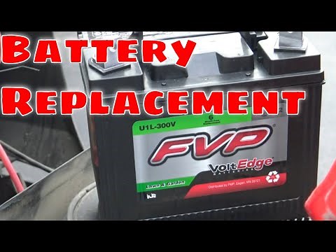Simplicity Conquest / Snapper YT 400 Battery Replacement