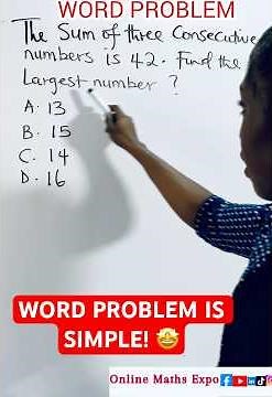 Simplifying Word Problems for Beginners. #viralmathshorts
