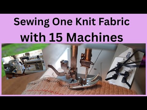Sewing One Fabric With 15 Machines