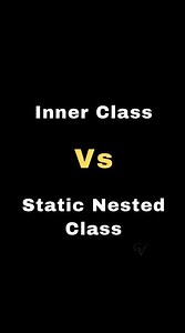 Java Inner Class vs. Static Nested Class ✍️