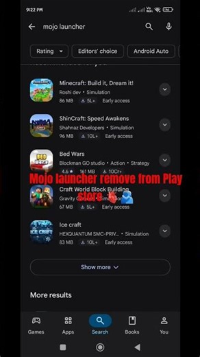 mojo launcher not showing in play store #mojolauncher