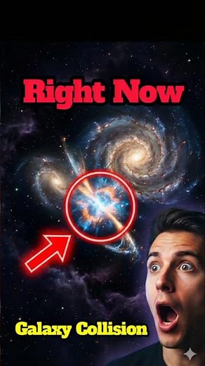 Milky Way Galaxy Collision Happening NOW!