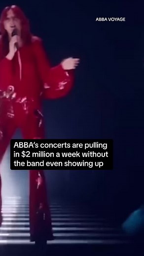 ABBA’s concerts are pulling in $2 million a week without even showing up. #abba #supertrouper #gimmegimmegimme #money #moneymoneymoney #dancingqueen #concert #concerttok #sing #band #londonlife #music #musictok