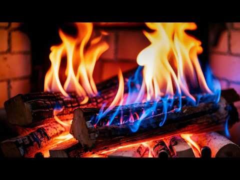 Watch Color-changing Fireplace Flames Dance for Hours 🔥 The Ultimate Cozy Escape Experience