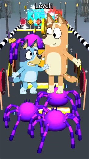 “MOM! SAVE ME!” Bluey Meets a Giant Spider 😭🕷️ #bluey #spider