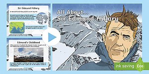 All About Sir Edmund Hillary PowerPoint