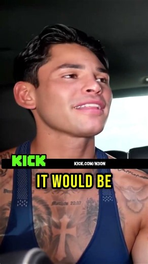 Ryan Garcia did NOT expect N3on to say his SON would be a World Champion with his GENES😭✌️