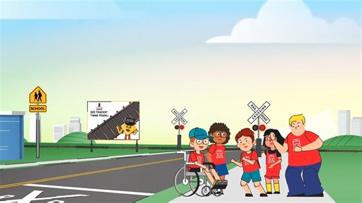 Join our #SeeTracksThinkTrain Safety Guide, ST3, and learn about making safe choices when riding transit! #RailSafetyEducation #TransitSafety | Operation Lifesaver Inc.