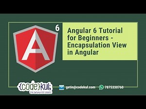 Angular 6 Tutorial for Beginners - Encapsulation View in Angular