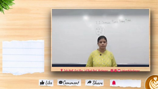 🔬 How was the atom first imagined? Understand JJ Thomson’s Plum Pudding Model in the easiest way! This concept laid the foundation of modern atomic theory ⚛️ Perfect for Class 9 & 10 CBSE students! 📚 Learn Science the smart way with Edu सारथी Learning Hub 📍 Burhanpur #AtomicStructure #PlumPuddingModel #Class9Science #CBSE #EduSarthi #LearnBetter | Edu Sarthi
