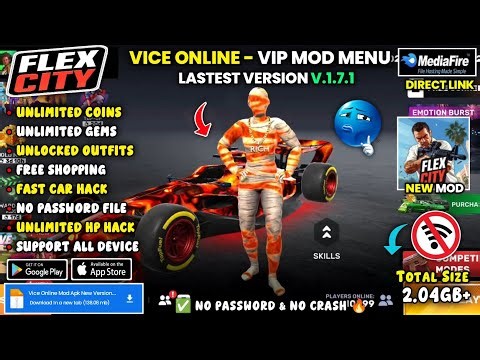 Vice Online 🔥💎 Flex City Mod APK | Open World Game | Unlimited Mnney | New Version 1.7.2 Mod Menu