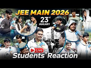 JEE Main 2026 | 23rd Jan Shift 1 Live Student Reaction | Paper Level & Cut Off | ALLEN