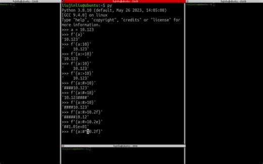 python语法之f-string(part-2: 宽度、对齐和填充等)