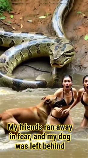 My friends ran away in fear, and my dog was left behind #shorts