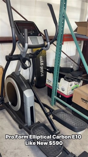 🇺🇸My Small Home GYM🇺🇸 on Instagram: "Pro Form Elliptical Carbon E10 Like New $590 Features: 30-day iFIT® Membership Included 10” Smart HD Touchscreen 24 Trainer-adjusted Resistance Levels 19"" Power Adjustable Stride 25 LB Inertia-enhanced Flywheel 𝑫𝑴 𝑼𝒔 𝒐𝒓 𝑪𝒂𝒍𝒍 📲 832-455-5364 Visit My Small Home Gym (𝒃𝒚 𝒂𝒑𝒑𝒐𝒊𝒏𝒕𝒎𝒆𝒏𝒕 𝒐𝒏𝒍𝒚) 18050 Kieth Harrow Houston TX 77084 #ProFormEllipticalCarbonE10 #WorkoutFromHome #HomeGymEssentials #FitInHouston 𝗚𝗥𝗔𝗗𝗜𝗡𝗚 𝗦𝗬𝗦𝗧𝗘𝗠 Ne