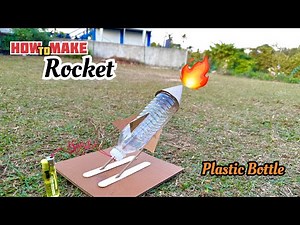How to make rocket with plastic Bottle | How to make bottle rocket | #sciencemodel #schoolproject