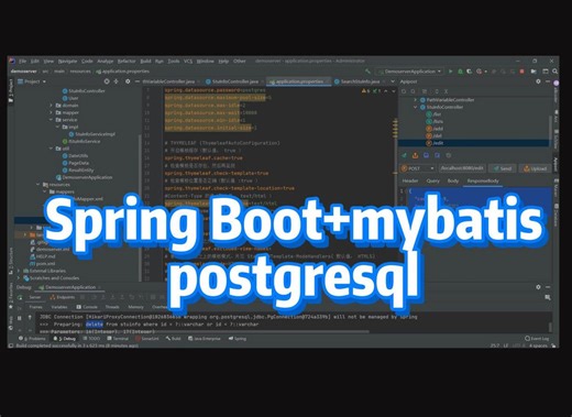 SpringBoot Mybatis postgresql的集成操作