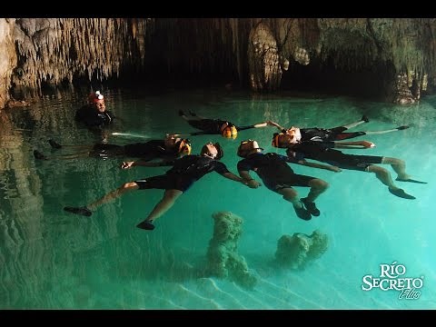 Rio Secreto tour in Playa del Carmen, Riviera Maya, Mexico