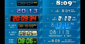 Skin Desktop Clock And Calendar