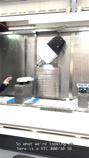 115K views · 1.1K reactions | The VTC-800/30 SR is built for shops that demand agility, performance, and scalability. Whether you're machining aerospace components, automotive parts, or custom prototypes, it delivers the power and adaptability you need.  See it live at DISCOVER 2025 in Florence, KY  Learn more at https://bit.ly/3KN10aK | Mazak North America | Facebook
