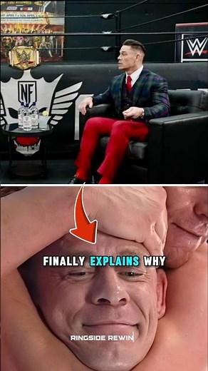 John Cena Finally Explains Why He Smiled While Tapping Out!