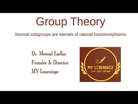 #198: Normal subgroups are kernels of natural homomorphism