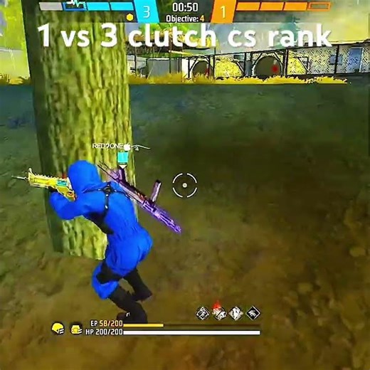 1 vs 3 clutch cs rank Blueboatgaming