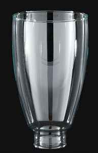 Clear Colonial Lamp Shades or Globes, 1-5/8" Fitter Size (08701) - Antique Lamp Supply - Quality Lamp Parts Since 1952