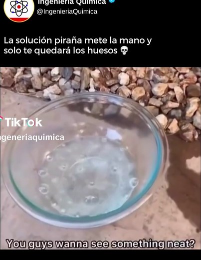 Solución piraña: Reactividad y peligrosidad en laboratorios