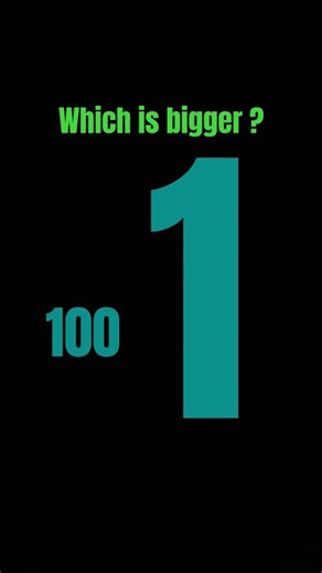 Which is bigger ? #funny #numbers #big