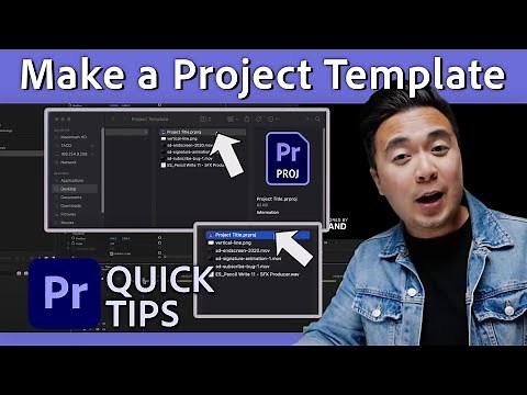 How to Make a Project Template in Premiere Pro | Quick Tips with Sidney Diongzon | Adobe Video