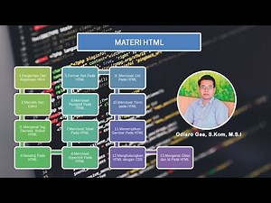 Belajar HTML Dasar Part 1 : Pengertian HTML sampai Membuat List