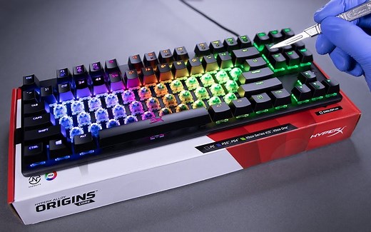 【4K】【键盘开箱】极度未知(HyperX)阿洛伊机械游戏键盘开箱