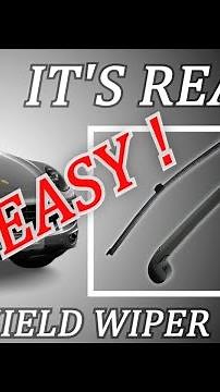 How to fix a broken rear wiper on a Porsche Cayenne.
