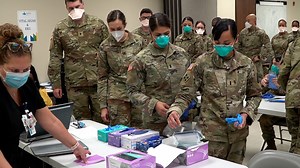 Staff with an N.J. hospital cheered as a military medical team arrived Thursday to help with the recent COVID surge Thursday. 🇺🇸 Thank you for your service! | NJ.com
