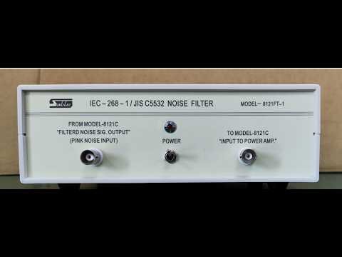NOISE GENERATOR 8121C and IEC268-1 weighting filter 8121ft-1