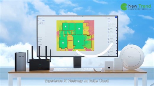 Experience how Ruijie Cloud’s AI-powered heatmap visualizes Wi‑Fi signal strength in real time—optimizing coverage, enhancing performance, and empowering smarter network planning. For more information, Visit: https://newtrend.ae/brand/ruijie/ 📞 Live chat: 971 507542792 #RuijieCloud #AIHeatmap #WiFiSimulation #NetworkOptimization #SmartWiFi #SignalStrength #WirelessNetwork #TechInnovation #NetworkPlanning #WiFiCoverage #SmartNetworking #AIpowered #ConnectivitySolutions #DigitalTransformation #Te