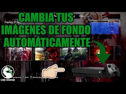 Como poner TEMAS e Imágenes de fondo en Xbox One MUY FÁCIL | TUTORIAL