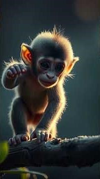 A Baby Monkey's First Adventure! 🐒