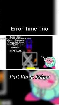 Ranking the Error Time Trio #shorts #undertale #errorsans #errorpapyrus #errorchara