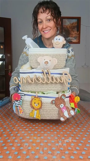 TARTA DE PAÑALES #shortvideo #babyshower #baby #nacimiento #fyp #bebe #parati